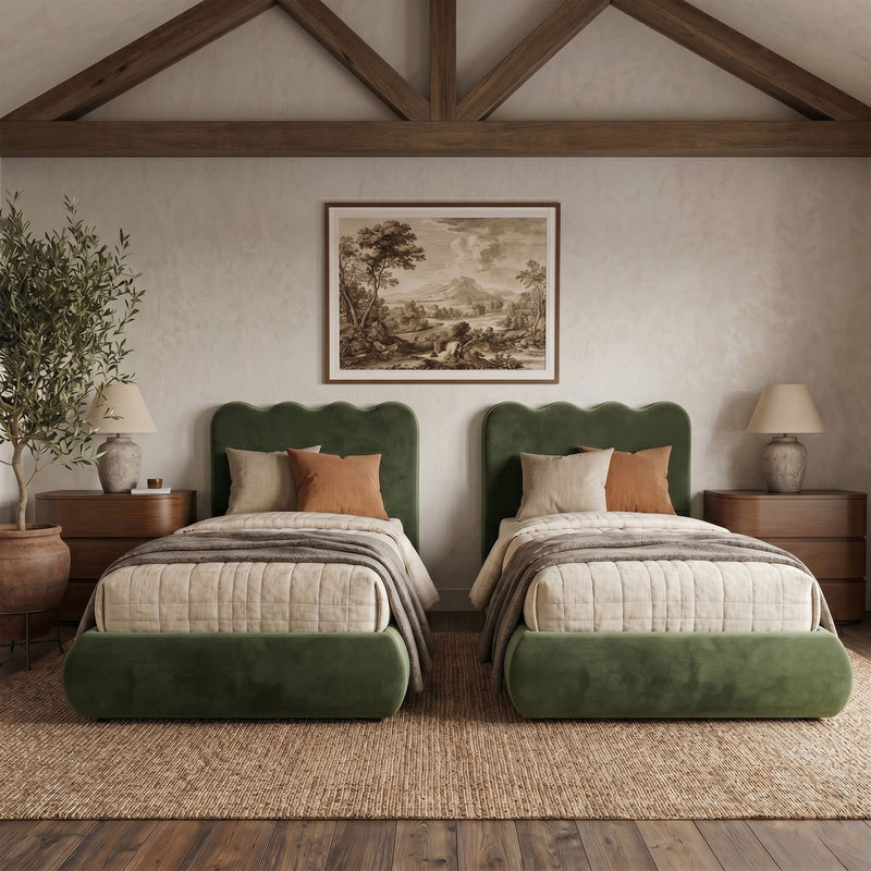 Tempo - Velvet Upholstered Bed