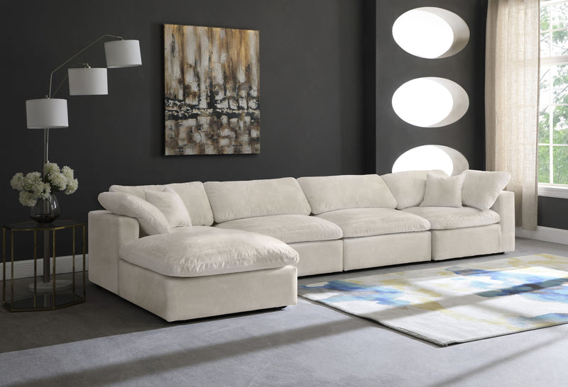 Cozy - 5 Piece Modular Sectional With Chaise