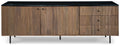 Barnford - Brown / Black - Accent Cabinet