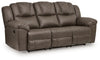 Lowilla - Reclining Sofa - Driftwood