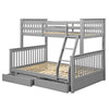 Haley II - Twin Over Full Bunk Bed With Storage - Gray