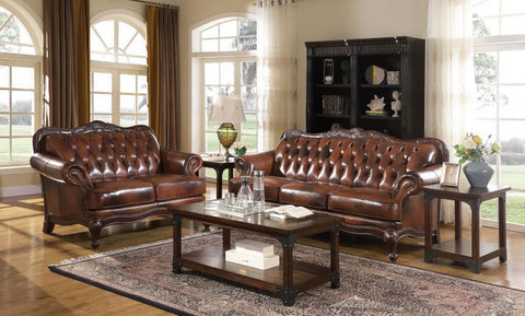 Dark Brown / 2 Pc. Sofa, Loveseat