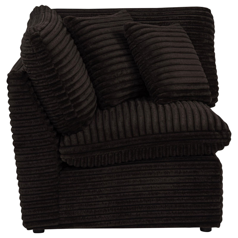 Collins Modular Corner Chair Chocolate Brown