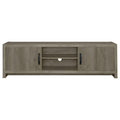 Burke - 2 Door Engineered Wood TV Stand - Gray Driftwood