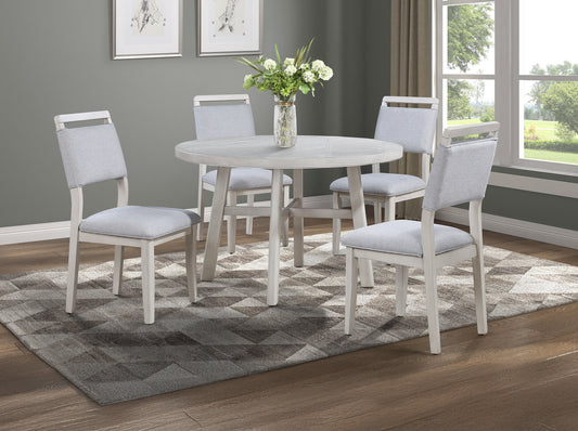 Blanche - Round Dining Table - White