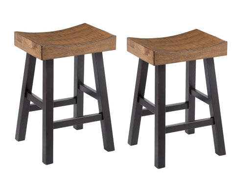 Dark Brown / 18''W x 15''D x 25''H / Stool Sets