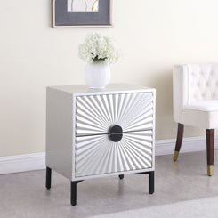 Glitz - Side Table - Antique Silver