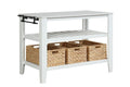 Sezye - Kitchen Island - White Finish