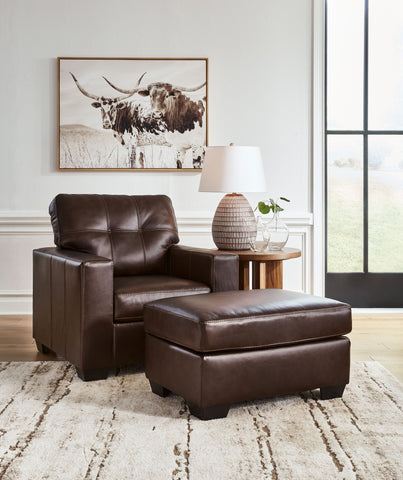 Dark Brown / 2 Pc. Chair, Ottoman