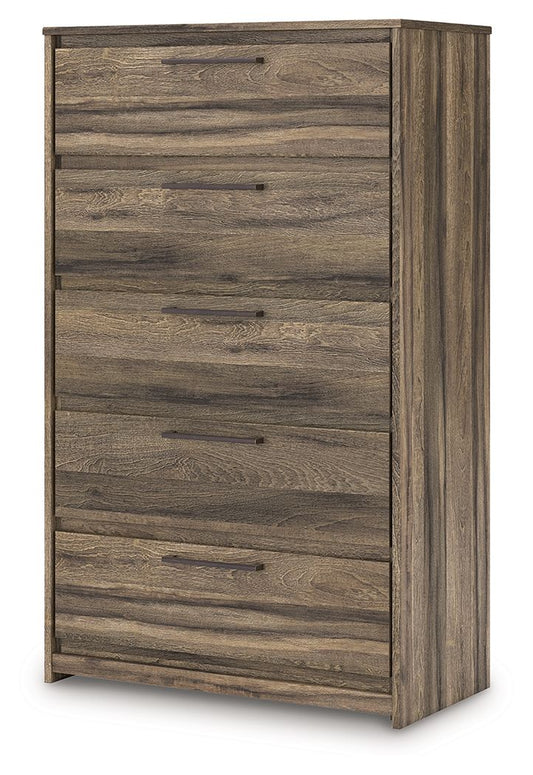 Elbrim - Brown - Five Drawer Chest