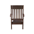 Raina - Rocking Chair - Brown PU & Walnut Finish