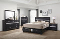 Miranda - Storage Wood Panel Bed