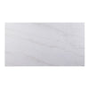Gerardo - 30" Dining Table - White Marble Top & Weathered Espresso
