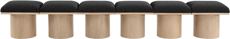 Pavilion - 6 Piece Modular Bench With Natural Base