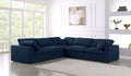 Serene - Cloud 5 Piece Modular Sectional - Navy