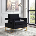 Noah - Accent Chair with Gold Legs