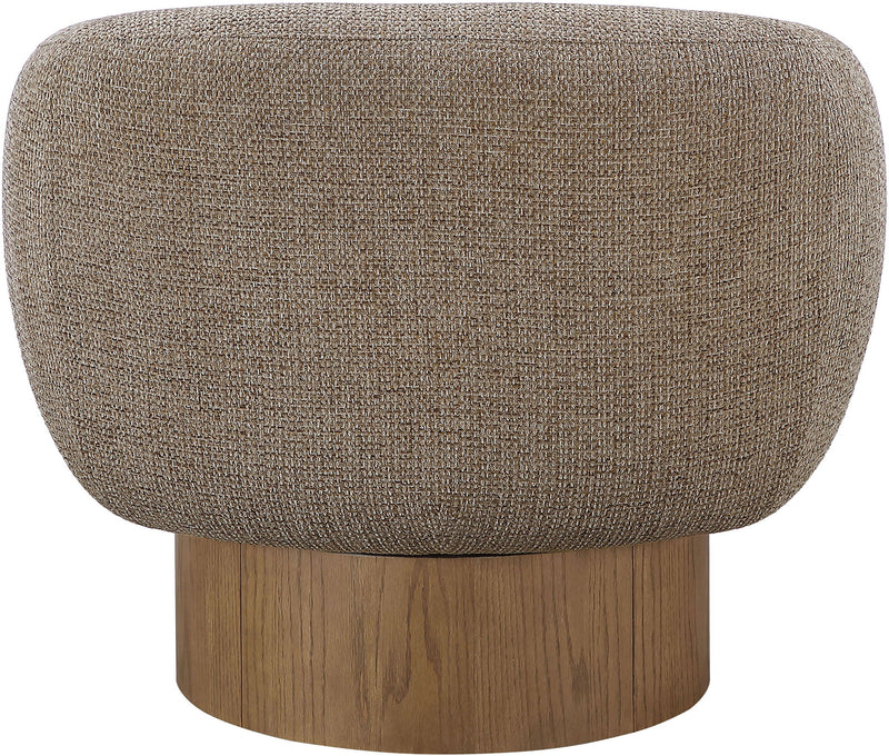 Avella - Interwoven Fabric Swivel Accent Chair