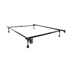 Malouf - Twin over Full Adjustable Bed Frame - Wheels