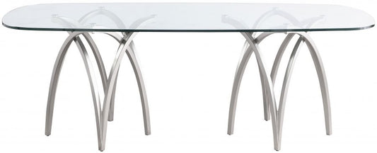 Madelyn - Dining Table - Silver