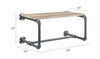 Brantley - Wall Rack - Oak & Sandy Gray