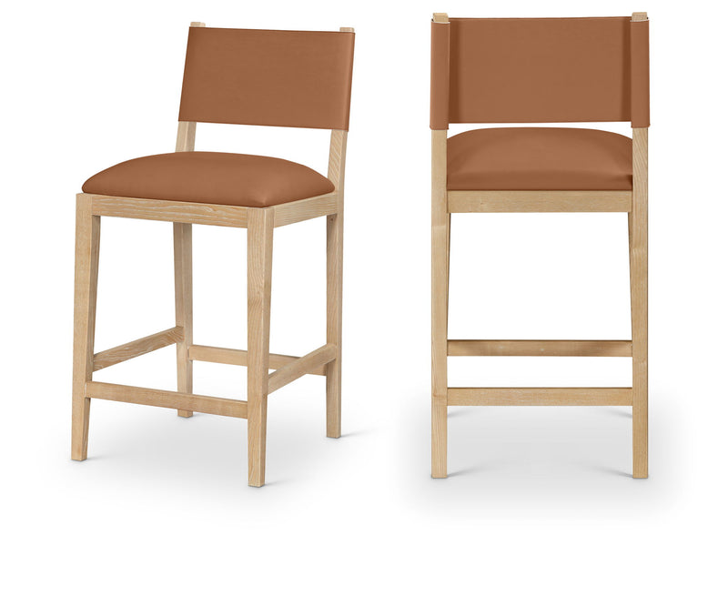 Avon - Vegan Leather Counter Stool