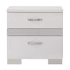 Naima II - Nightstand - White High Gloss
