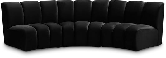 Infinity - 3 Piece Velvet Modular Sectional