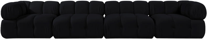 Orin - Fabric Velvet 4 Piece Modular Sofa