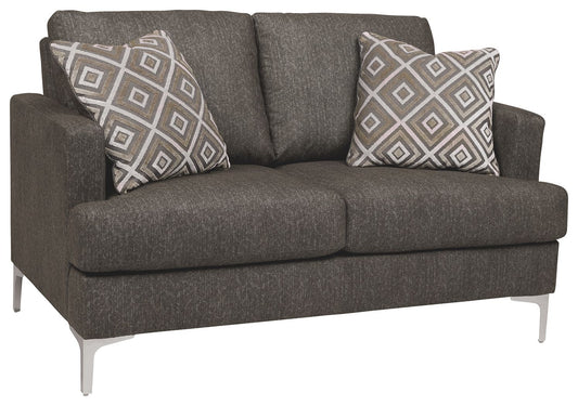 Arcola - Brown Dark - RTA Loveseat