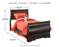 Huey Vineyard - Sleigh Bed