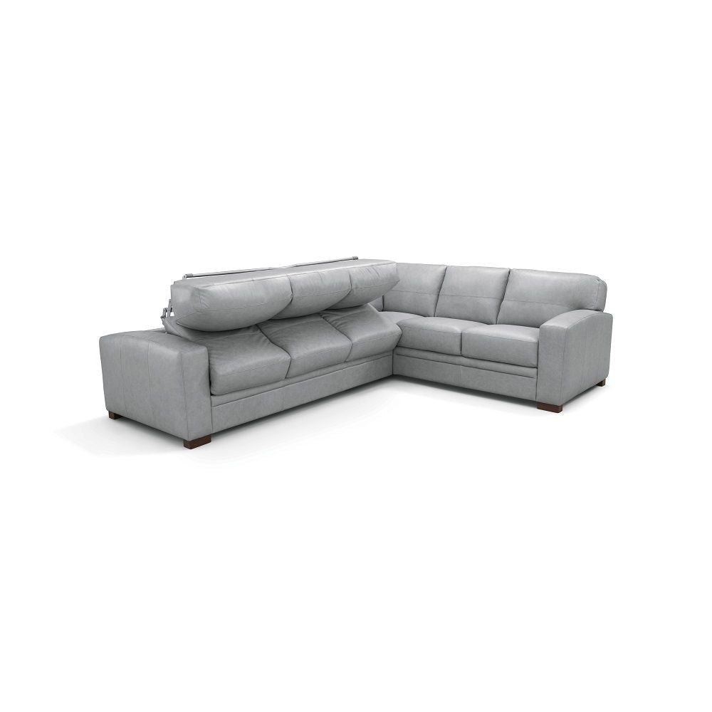 Goma - Sectional Sofa With Sleeper - Light Gray