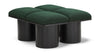 Pavilion - 4 Piece Modular Bench With Black Base