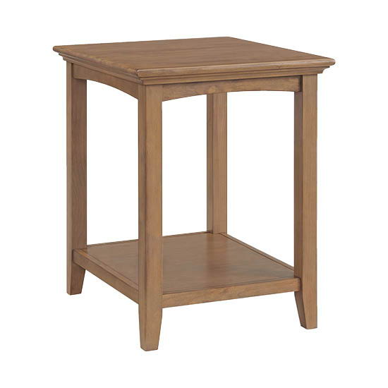 McKenzie - Side Table - Pecan — Furnish N Save