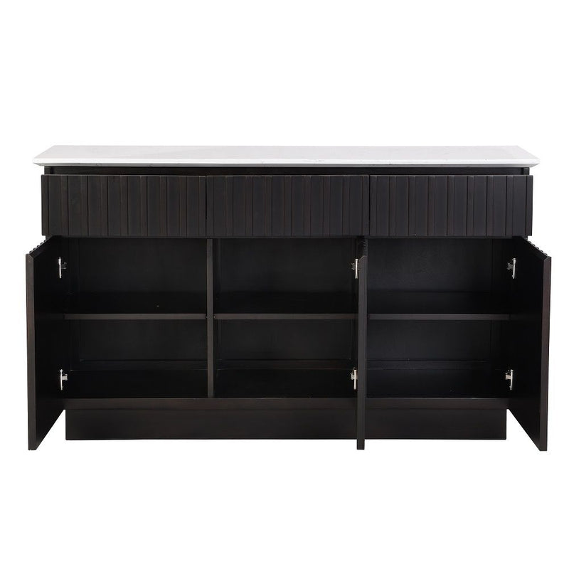 Jaramillo - Server - Engineering Marble Top & Black