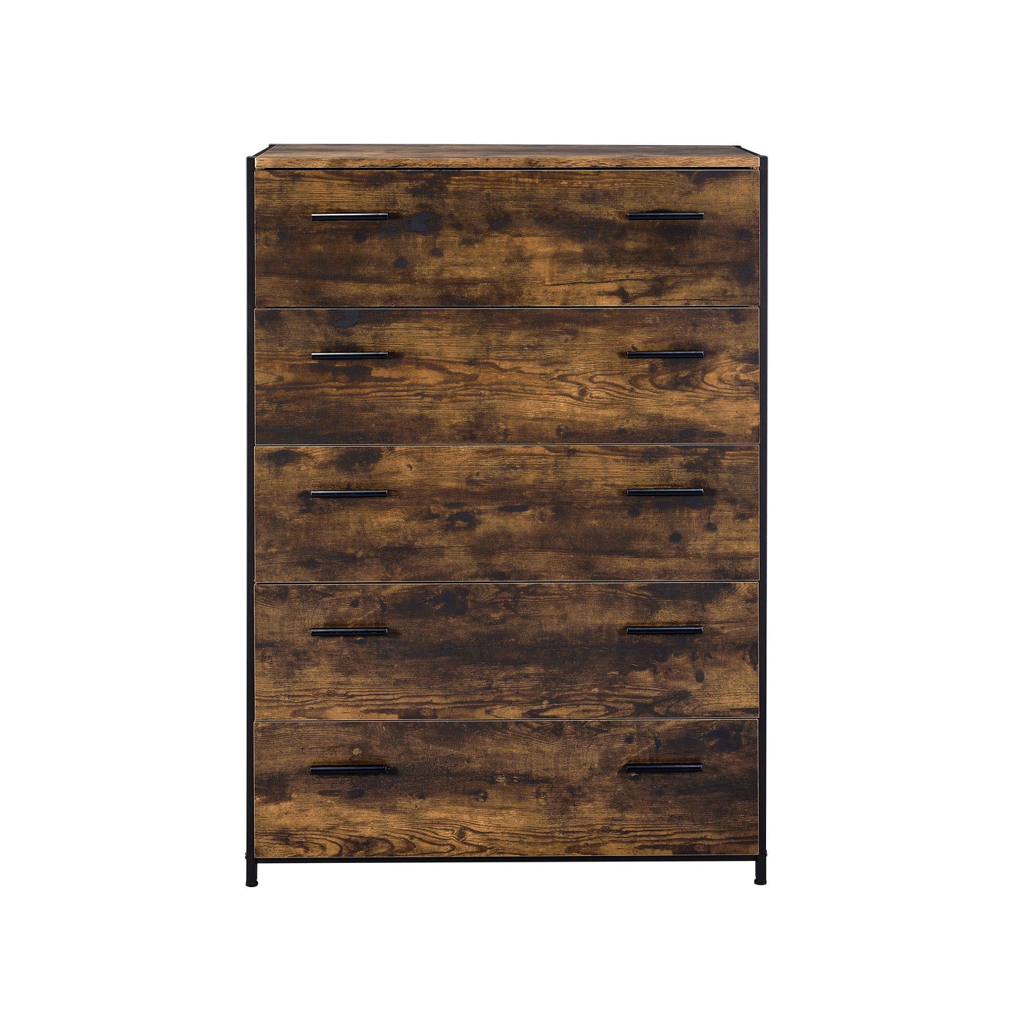 Juvanth - Chest - Rustic Oak & Black Finish