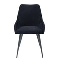 Zudora - Fabric Side Chair (Set of 2) - Black