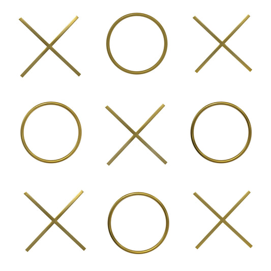 XOXO - Steel Wall Decor - Yellow
