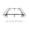 Malouf - Twin over Full Adjustable Bed Frame - Wheels