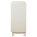 Voula - Rectangular 4-Door Accent Cabinet - White And Gold