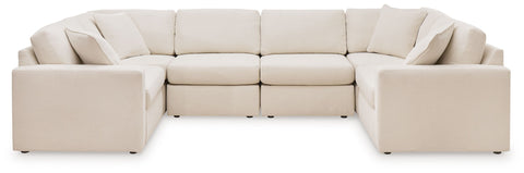 White / 6 Pc. Sectional