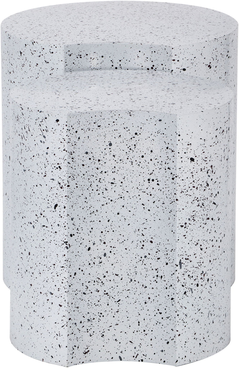 Dimple - Modular End Table - Terazzo Finish
