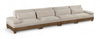 Turin - Fabric Upholstered Modular Sectional - Taupe