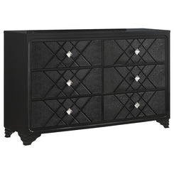 Penelope - 6-Drawer Dresser - Midnight Star