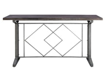 Evangeline - Counter Height Table - Salvaged Brown & Black Finish