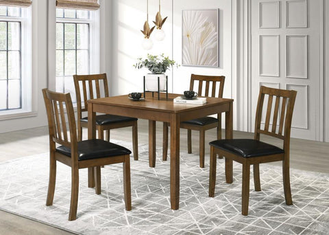 Dark Brown / 5 Pc. Table, 4 Chairs