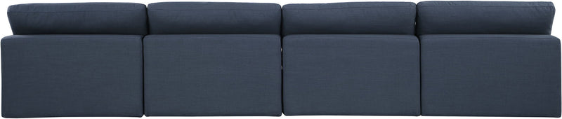 Comfy - Linen Modular Armless Sofa 4 Seats