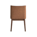 Ginny - Side Chair (Set of 2) - Brown Velvet & Walnut