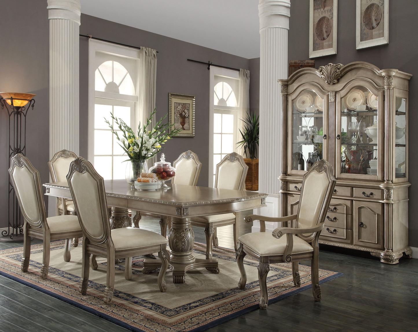 Chateau De Ville - Dining Table - Dark Gray