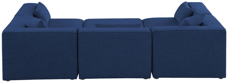 Cube - Linen 6 Piece Modular Sectional