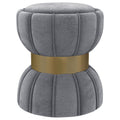 Sora - Round Upholstered Ottoman